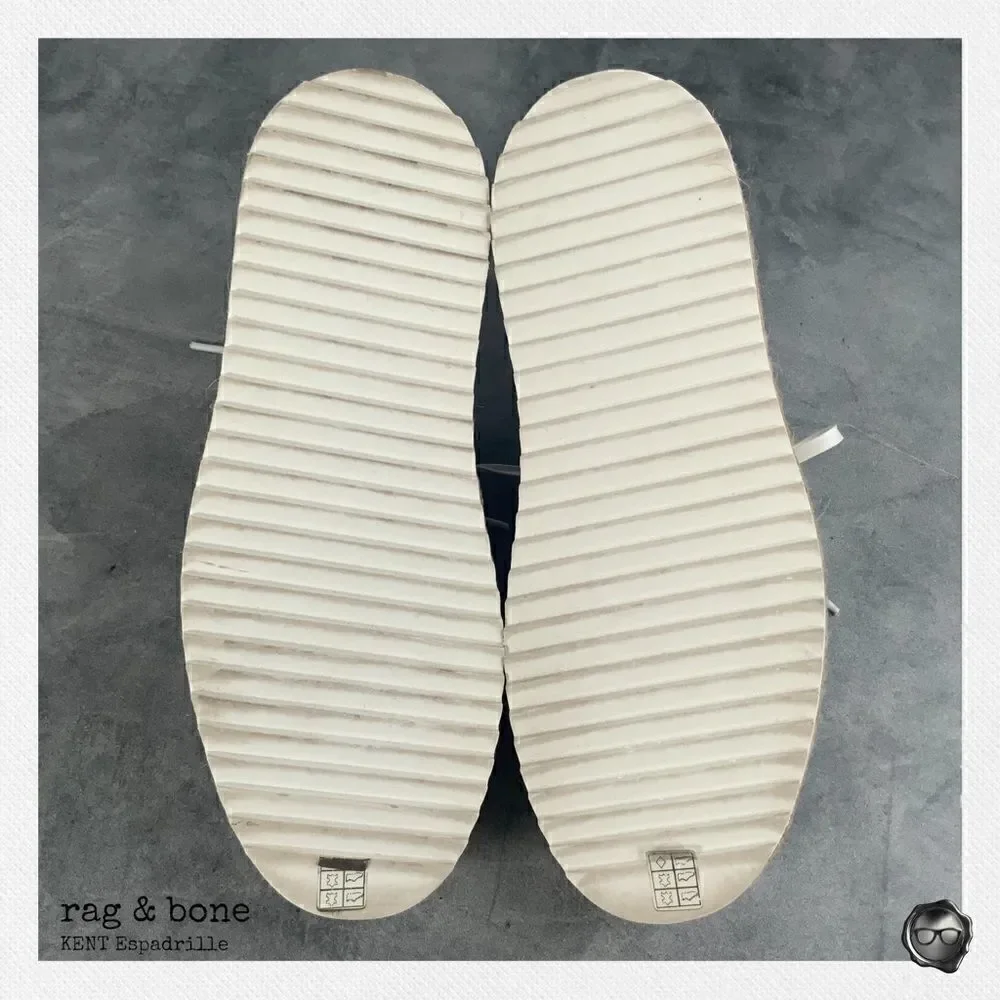 RAG & BONE KENT ESPADRILLE PLATFORM SNEAKER IN WHITE WOMEN’S SIZE 6.5 NEW IN BOX